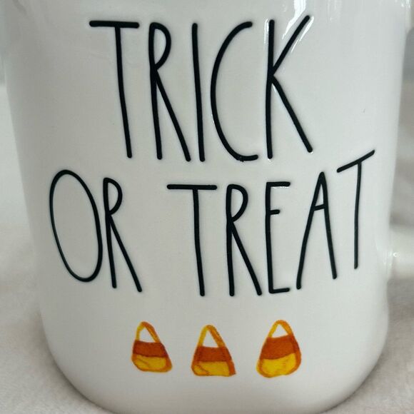 Rae Dunn Ceramic Mug Trick or Treat Artisan Collection by Magenta Embossed - Picture 5 of 11
